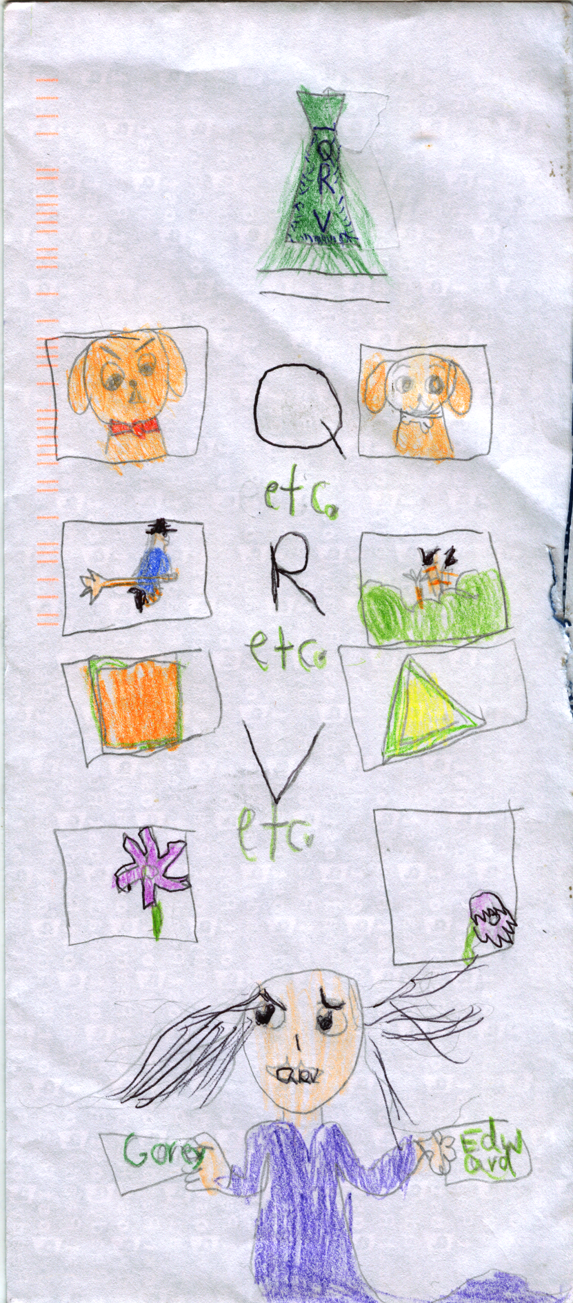 2024 Envelope Art Contest Results: Q.R.V. — The Edward Gorey House